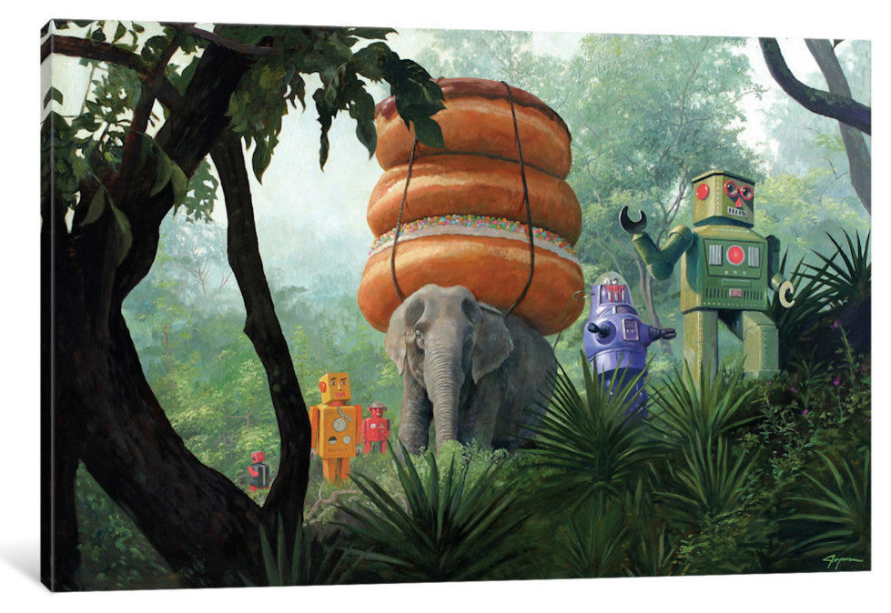 "On Tiger Mountain" by Eric Joyner, 40x26x1.5