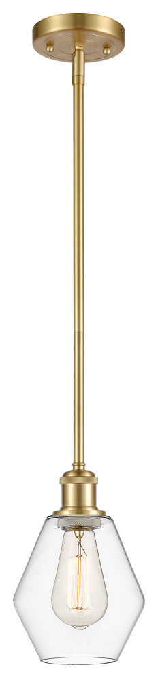 Innovations Cindyrella 1-Light Mini Pendant 516-1S-SG-G652-6, Satin Gold