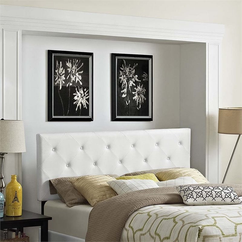 Terisa King Upholstered Vinyl Headboard