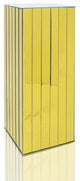 Segmented Mirror Block Column or Pedestal, Gold, Large