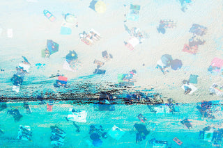 "Sunbathers" Painting Print on Wrapped Canvas, 60"x40"