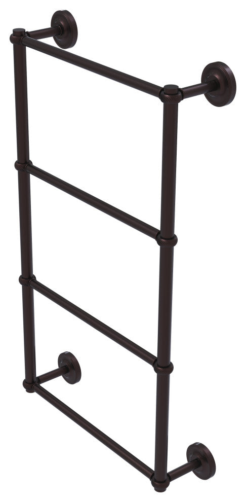 Prestige Regal 4-Tier 36" Ladder Towel Bar with Twist Detail, Antique Bronze