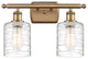 Innovations 516-2W-BB-G1113 2-Light Bath Vanity Light, Brushed Brass