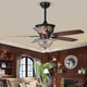 Collins 52" 5-Blade Ceiling Fan Crystal Bowl