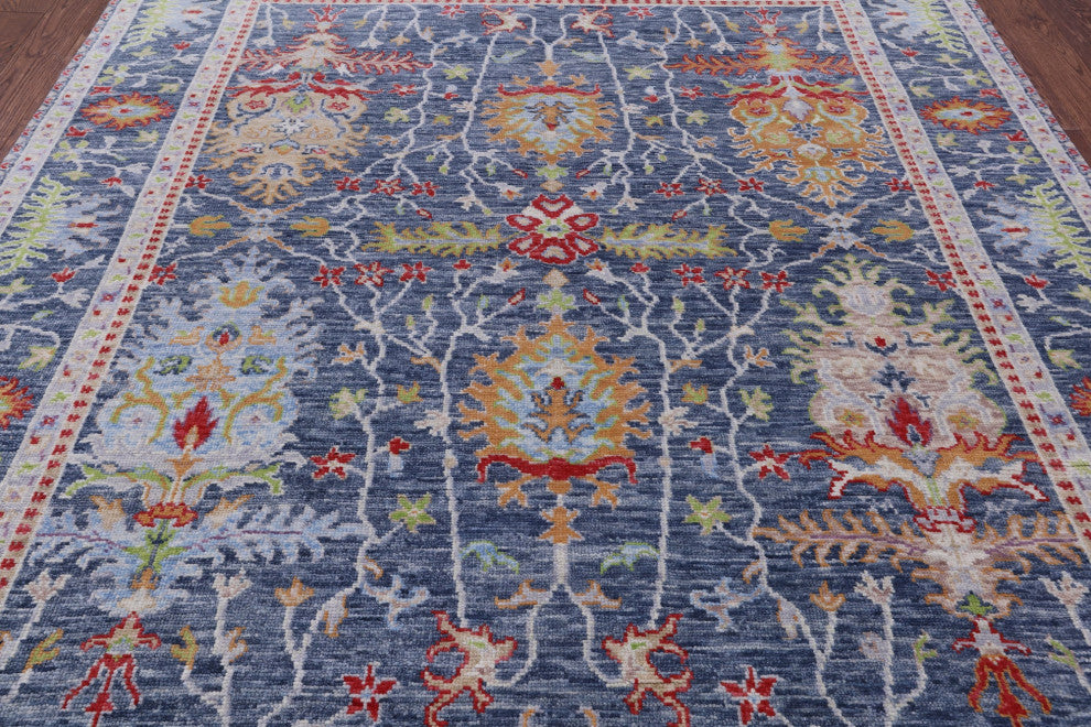 8' 1" X 10' 3" Turkish Oushak Handmade Wool Rug - Q13390