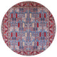 Ahgly Company Indoor Round Mid-Century Modern Area Rugs, 4' Round
