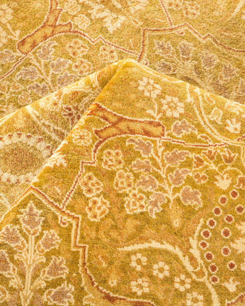 Mogul, One-of-a-Kind Hand-Knotted Area Rug Green, 8'1"x10'6"