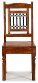 vidaXL Dining Chairs 2 pcs Solid Wood With Sheesham Finish Classic
