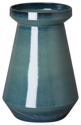14.5 In Tall Galaxy Glazed Ceramic Vic Vase