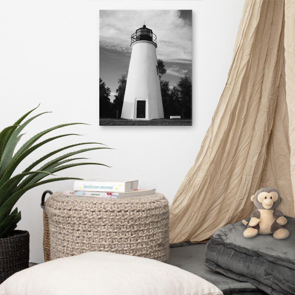 Touch the Sky Coastal Landscape Photo Canvas Wall Art Print, 16" X 20"