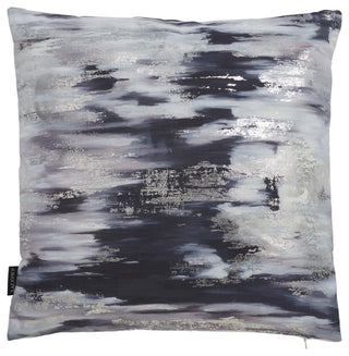 Safavieh Andrine Pillow Silver/Navy 18" X 18"