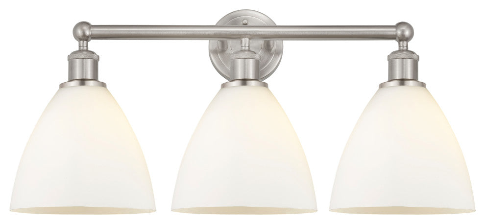 Innovations 616-3W-SN-GBD-751 3 Light Bath Vanity Light, Brushed Satin Nickel
