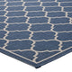 Avena Moroccan Quatrefoil Trellis 9x12 Indoor and Outdoor Area Rug