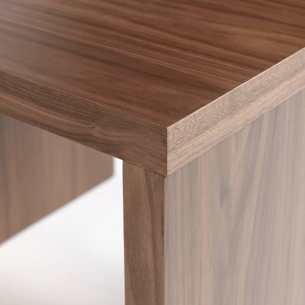Abby Square Side Table, Walnut