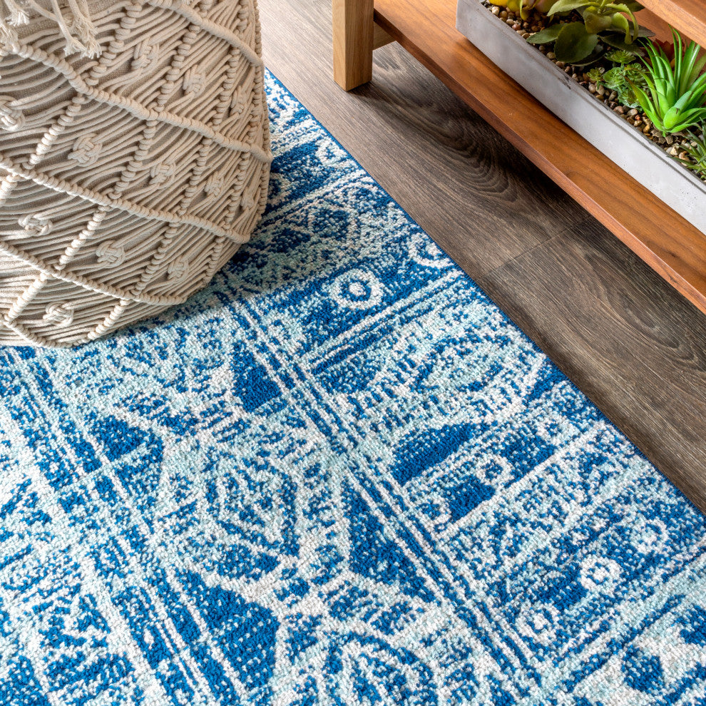 Moroccan HYPE Boho Vintage Tribal Area Rug, 5 X 8