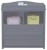 Baby Mile Lena 2-Drawer Changer, Gray