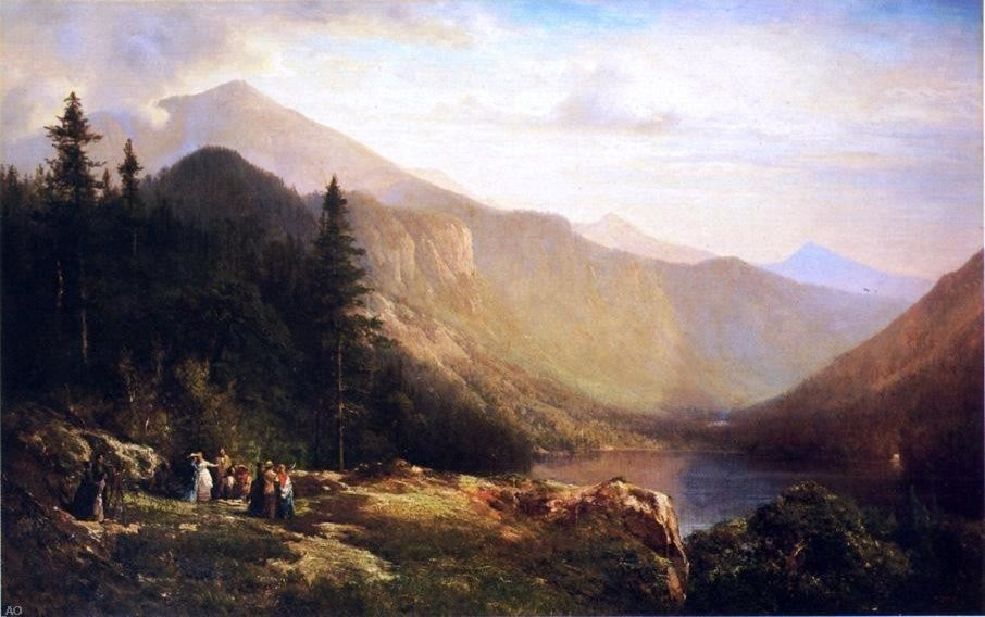Thomas Hill An Artist's View of Mt. Lafayette Wall Decal