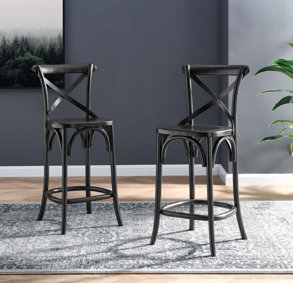 Gear Counter Stool, Black