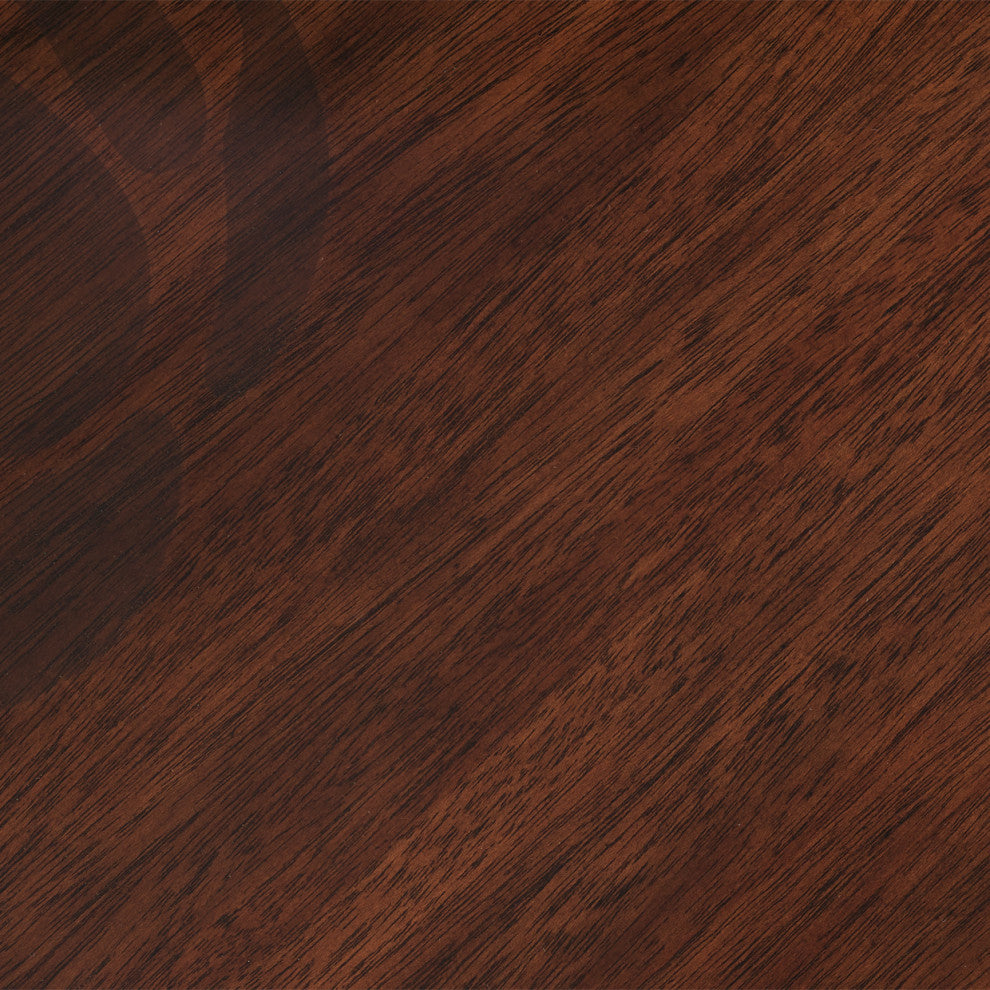 Camellia Field End Table With Drawer, Warm Pecan