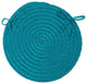 Colonial Mills Chair Pad Boca Raton Turquoise Chair Pad