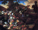 Bartolomeo Bimbi Plums, 21"x28" Gallery Wrapped Canvas Print