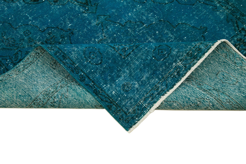 Rug N Carpet - Hand-knotted Turkish 4' 8" x 13' 1" Vintage Runner Rug