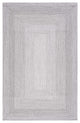 Safavieh Braided BRA220 Rug Machine-Washable, Grey, 4'x6'
