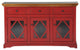 Eagle Furniture 55" Shelter Bay Credenza Console, Hazy Sunrise Base, Havana Gold