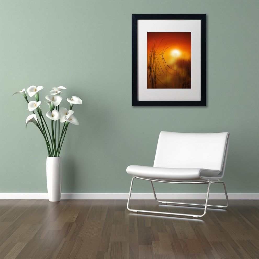'Nature Time Machine' Matted Framed Canvas Art by Philippe Sainte-Laudy