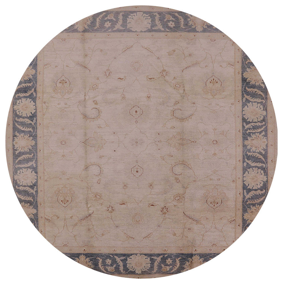 Ahgly Company Indoor Round Mid-Century Modern Area Rugs, 7' Round
