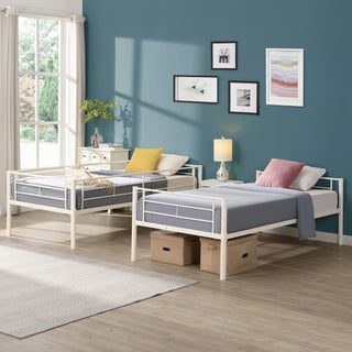 Gewnee Twin Over Twin Metal Bunk Bed