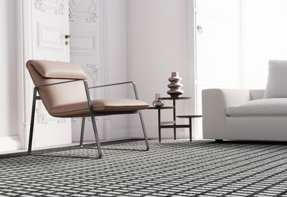 Evans Accent Chair, Leather, Macadamia Leather