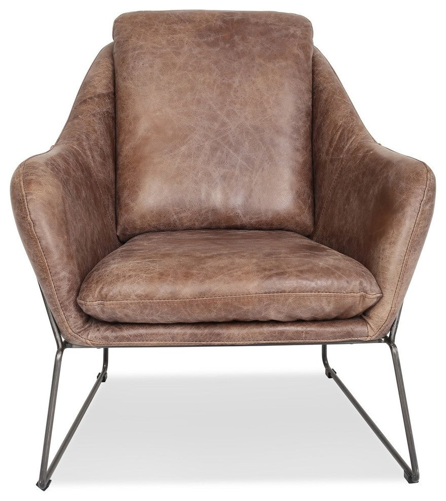 Lionel Leather Lounge Chair