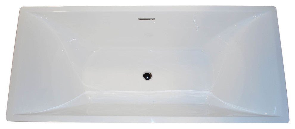 Latour 32 x 71 Freestanding One Piece Soaker Tub with Center Drain