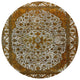 Ahgly Company Indoor Round Mid-Century Modern Area Rugs, 7' Round