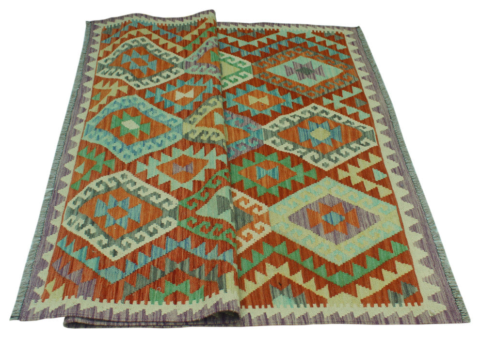 Sangat Kilim Tahmina Rust Rug