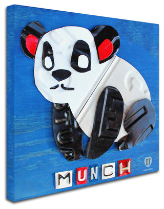 "Munch the Panda" Canvas Art by Design Turnpike