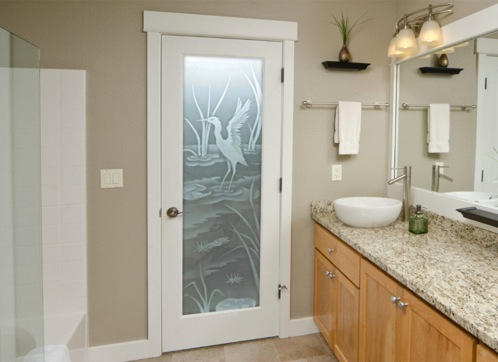 Interior Prehung Door or Interior Slab Door - Cranes A - Primed - 24" x 96"...
