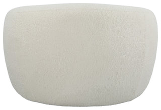 Uttermost 23747 Capra Art Deco White Swivel Chair