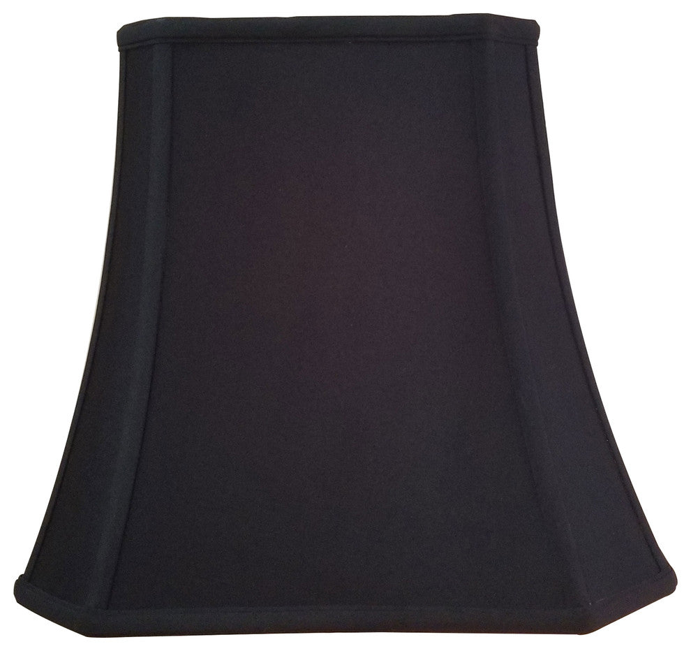 Royal Designs Square Cut Corner Basic Lampshade, Antique Gold, Black, 11x17x15
