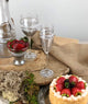 Pewter Vine Champagne Glasses, Set of 2