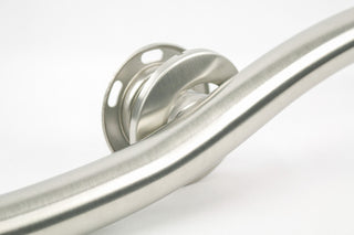 30" Maverick Double Arched Curved/Wave Bathroom Shower Grab Bar, Satin