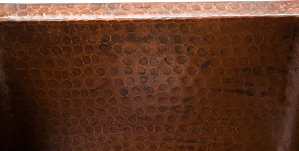 Premier Copper Products BREC16DB 16" Gourmet Rectangular Copper Bar/Prep Sink