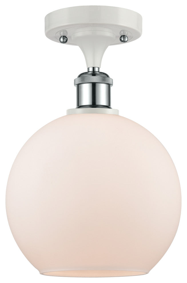 Innovations Lighting 516-1C-WPC-G121-8 Athens 1 Light 8" Semi-Flush Mount