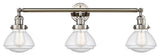 Olean 3 Light 31" Bath Vanity LIght, Polished Nickel, Seedy