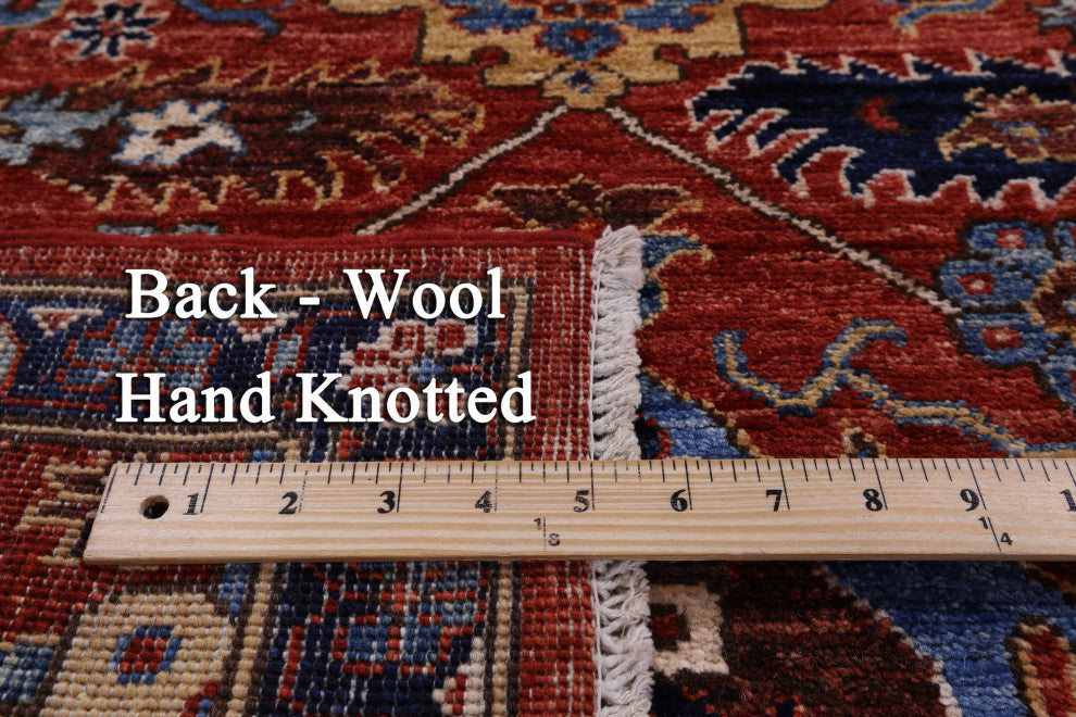 Persian Fine Serapi Handmade Wool Rug 5' 11" X 8' 10" - Q12866