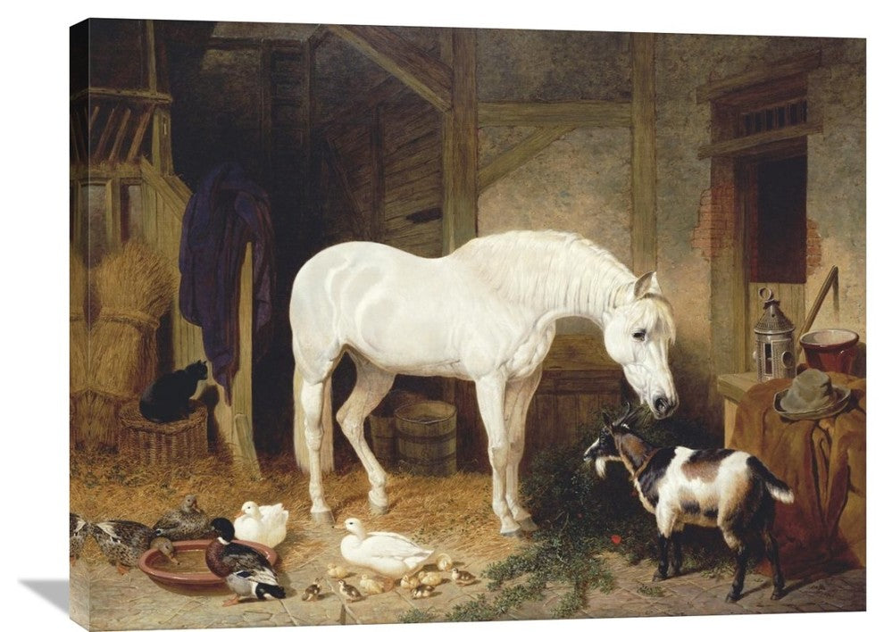 "Stable Companions" Artwork, 36" x 27"