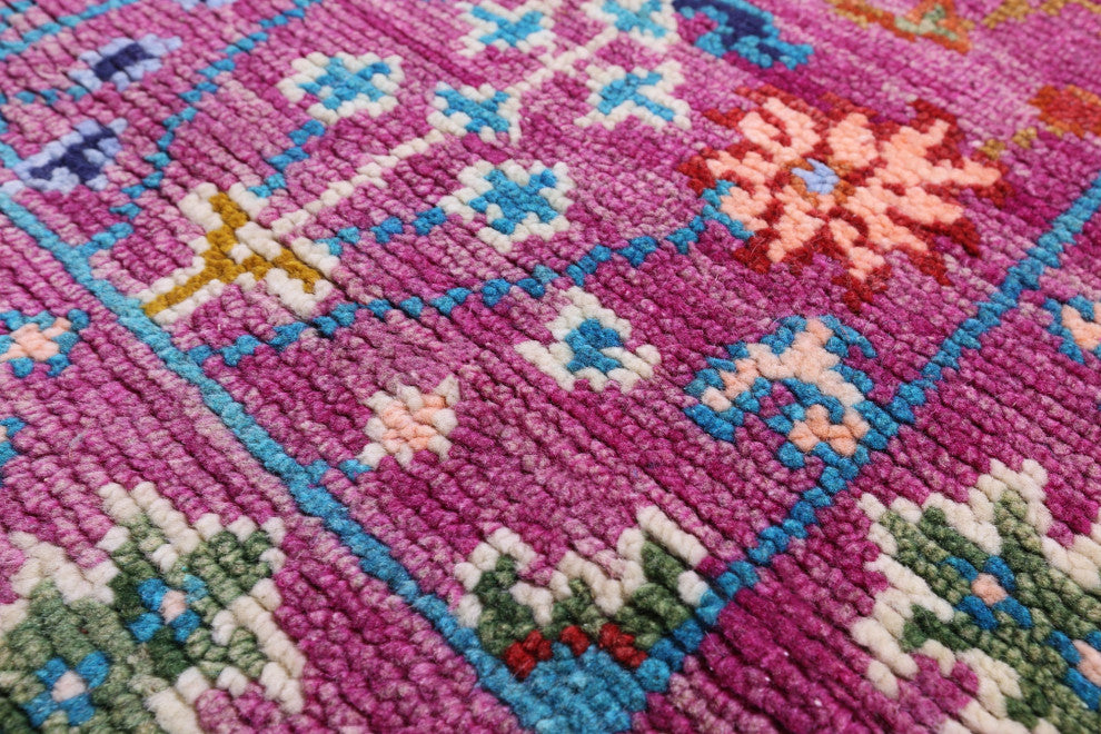 3' 1" X 5' 1" Turkish Oushak Handmade Wool Rug - Q15899