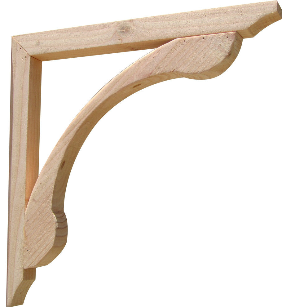 SamsGazebos Designer Wood Corbels, Plain, Set of 2