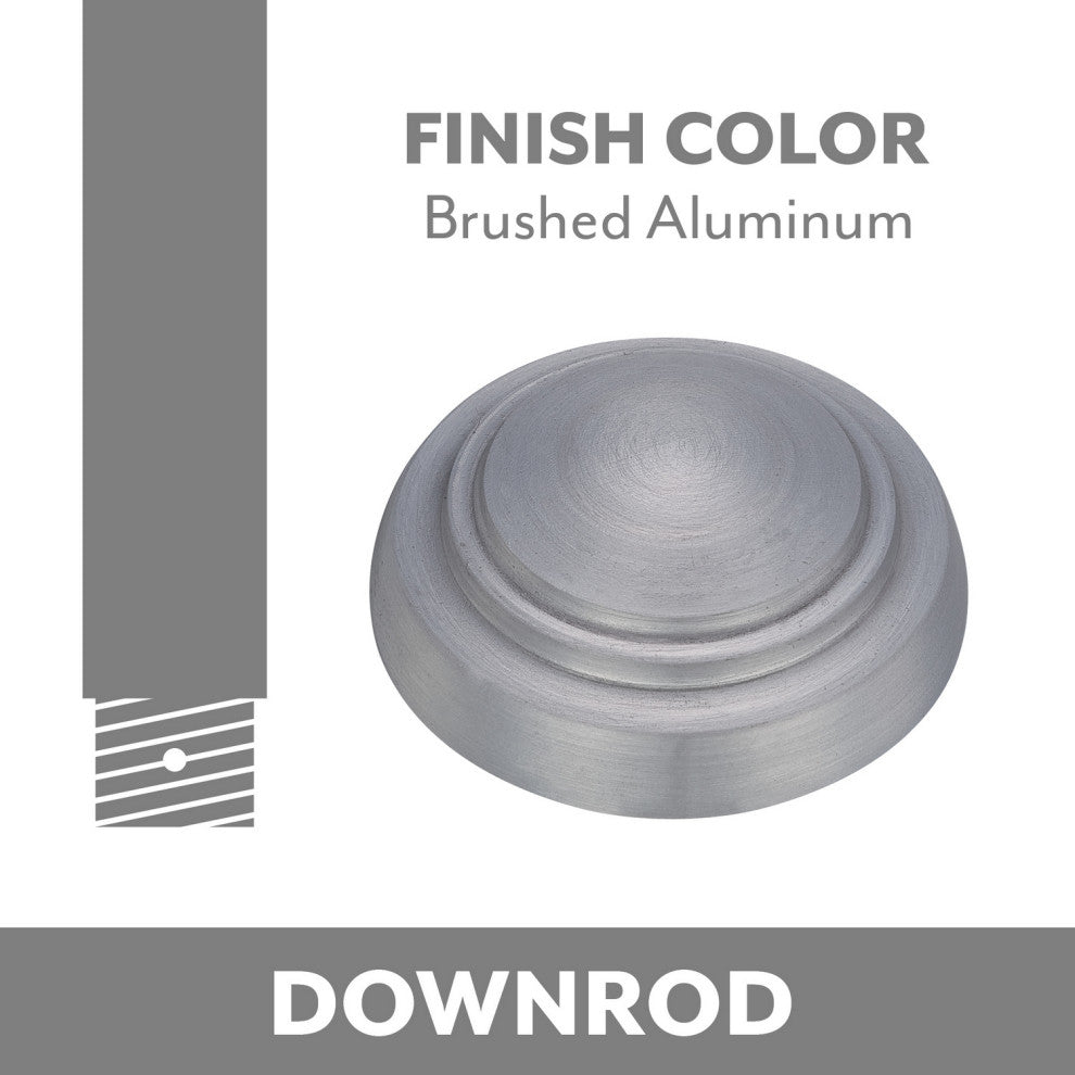 Minka-Aire 36" Ceiling Fan Downrod in Brushed Aluminum